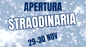 APERTURA STRAORDINARIA